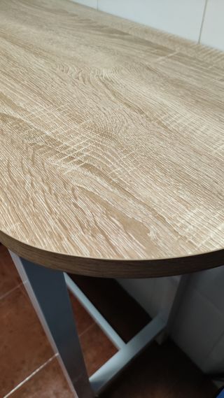 Juego de mesa bar con 2 taburetes