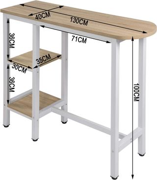 Juego de mesa bar con 2 taburetes