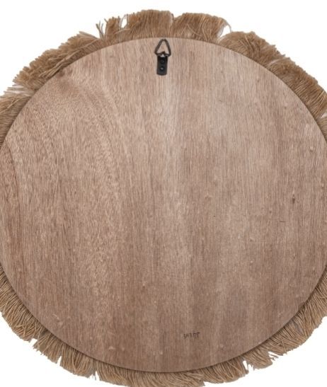 espejo  yute artesanal