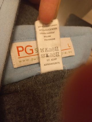 Abrigo Purificación García reversible