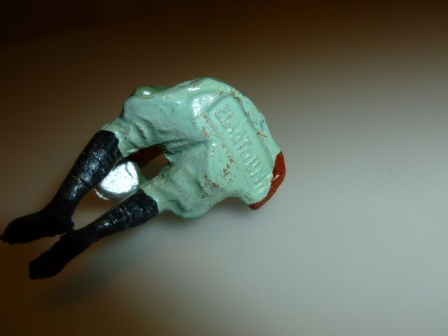 elastolin soldato tedesco bivacco in pasta 1945