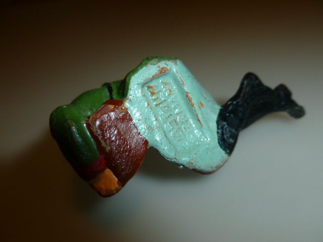 elastolin soldato tedesco bivacco in pasta 1945