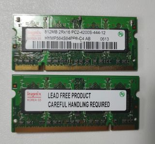 Kit 1Gb memoria Ram DDR2 para portatil 