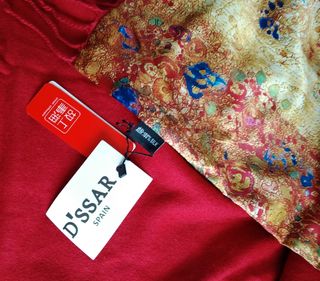 Chal Pashmina - 100% Seda Natural/Sin Estrenar