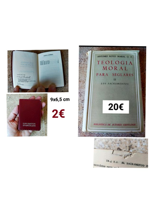 LIBROS RELIGIOSOS ( varias fotos )