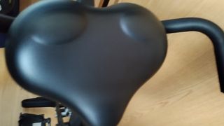 Bicicleta estática plegable.
