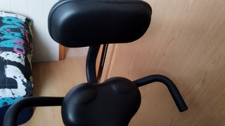 Bicicleta estática plegable.