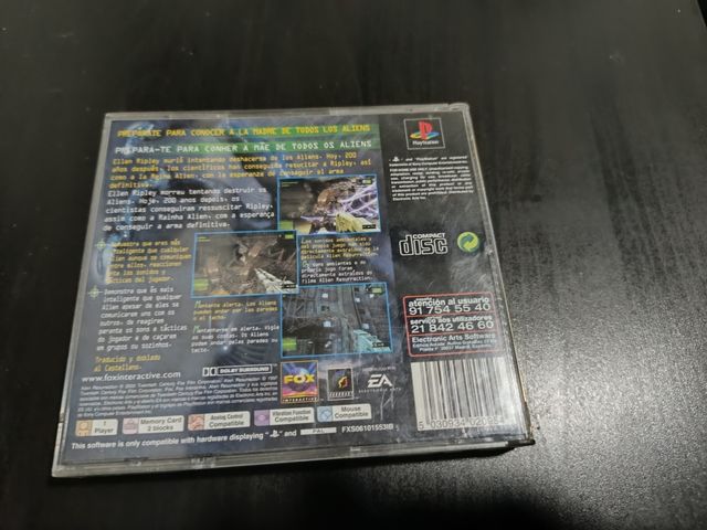 Alíen resurrección juego ps1