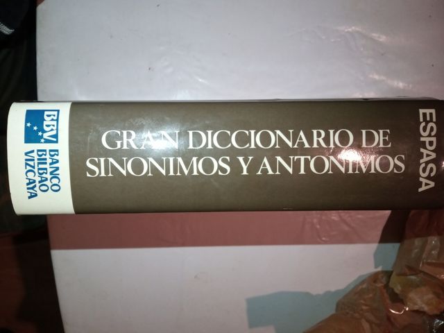 Diccionario sinónimos y antónimos Espasa