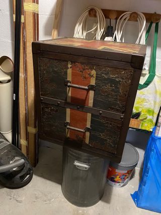 mesita de noche vintage