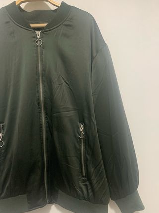 chaqueta bomber verde 