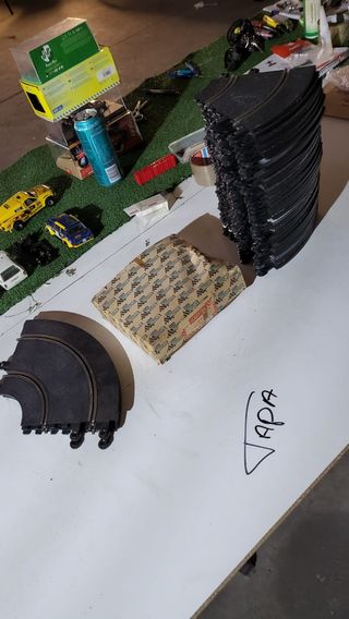 lote de pista curva interior scalextric scx
