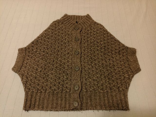 Cardigan simil poncho Benetton