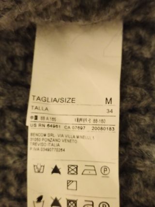 Cardigan simil poncho Benetton