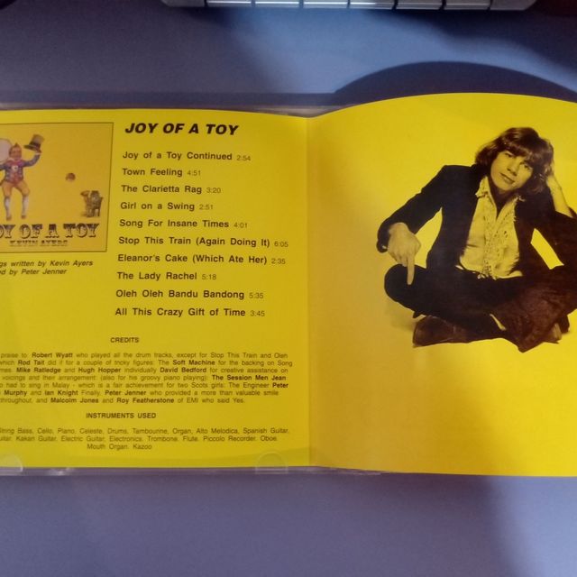 KEVIN AYERS JOY OF A TOY CD+YES WE HAVE