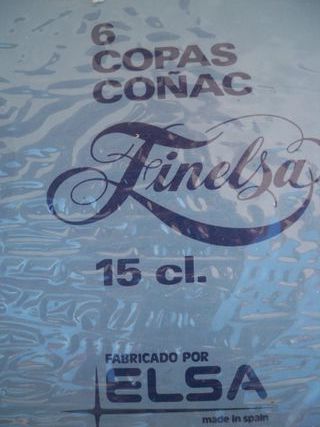 Antiguo juego de 6 copas Napoleón sin estrenar