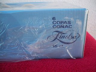 Antiguo juego de 6 copas Napoleón sin estrenar