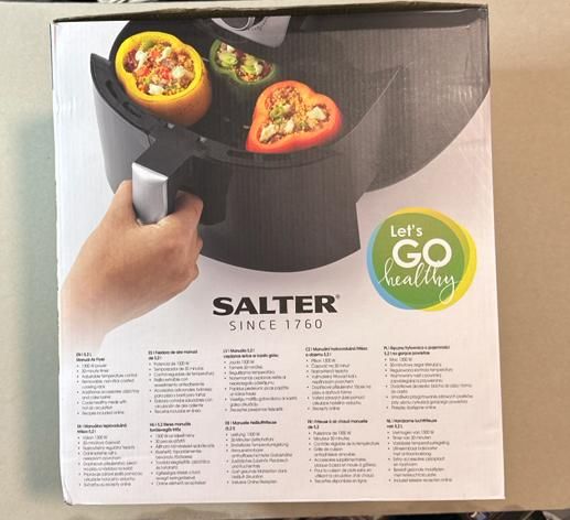 Salter  Freidora de aire 5,2 L 1300 W