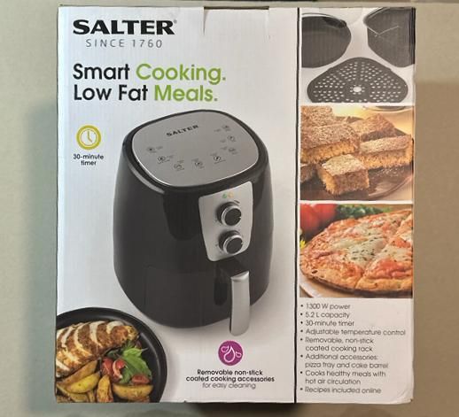 Salter  Freidora de aire 5,2 L 1300 W