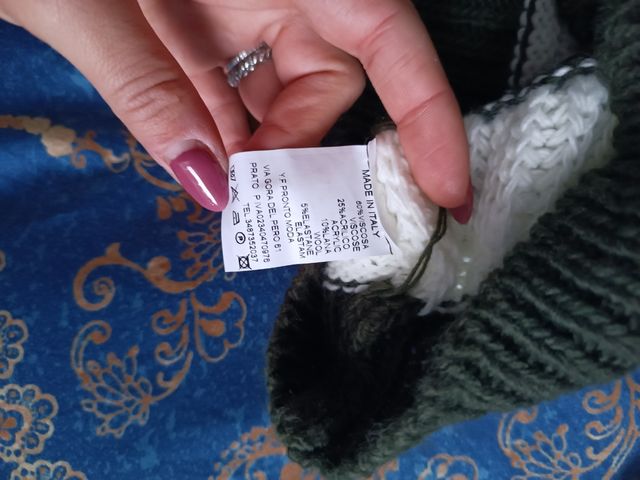 Maglioncino lana crop