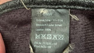 GUANTES BMW MOTORRAD año 2002 Talla 11-11.5 = XL