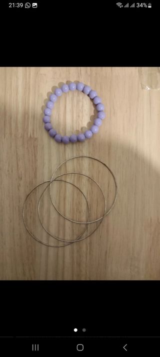 Anillos y pulseras estilo pintura