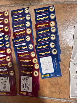 ACTUALIZADO cromos panini mickey y donald disney