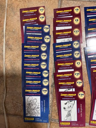 ACTUALIZADO cromos panini mickey y donald disney