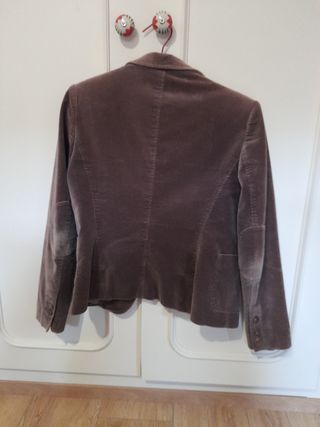 Americana/ Blazer Terciopelo Caramelo