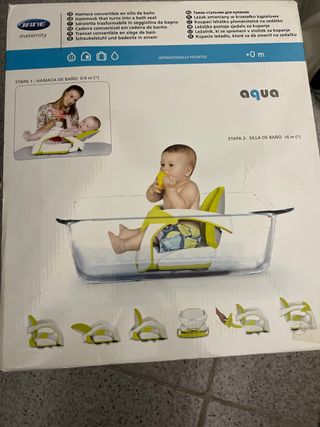 hamaca convertible en silla baño