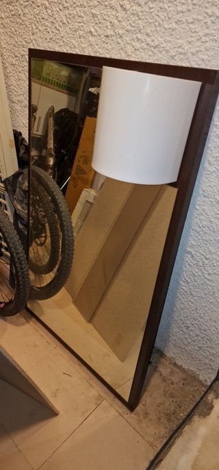 Espejo y mueble entrada