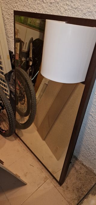 Espejo y mueble entrada