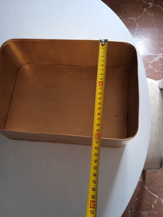 Preciosa caja dorada