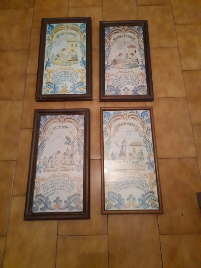 Cuadros azulejos valencianos