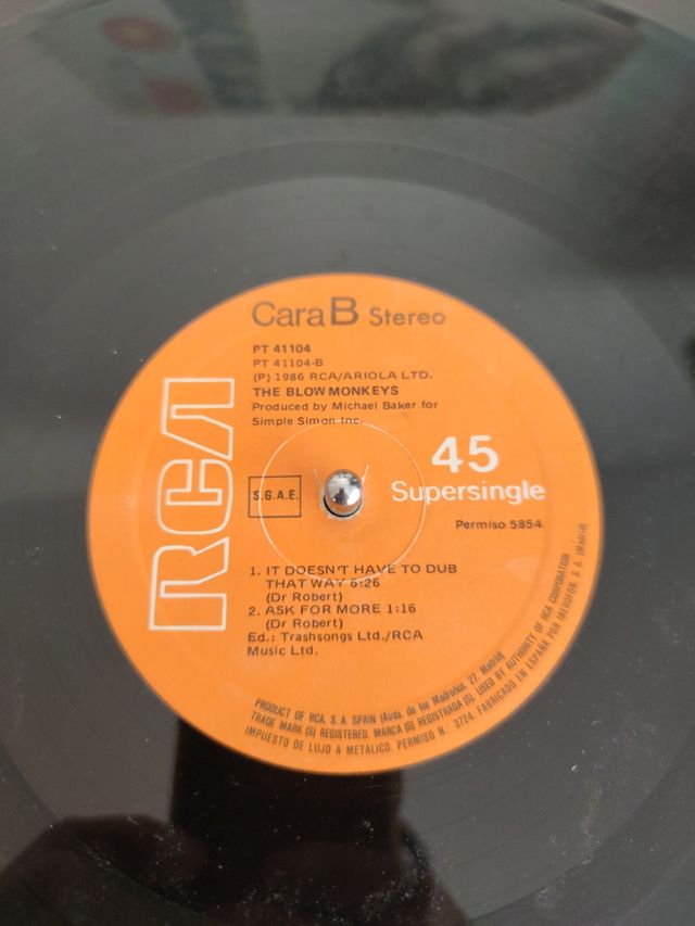 Vinilo the blow monkeys