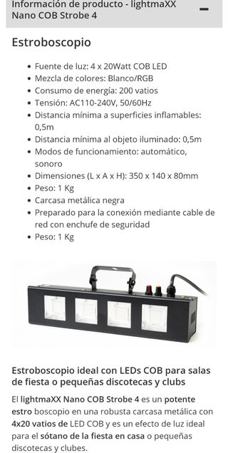 Luces de Discoteca de colores LED