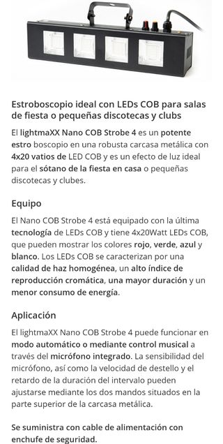 Luces de Discoteca de colores LED