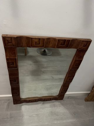 Espejo de madera