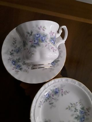 Trío de café Royal Albert