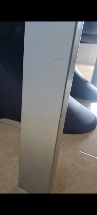 Mesa de comedor extensible.