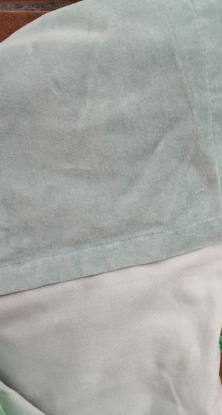 Dos cortinas terciopelo adquiridas en Mi Casa