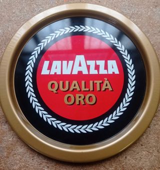 Piatto in latta Lavazza caffe