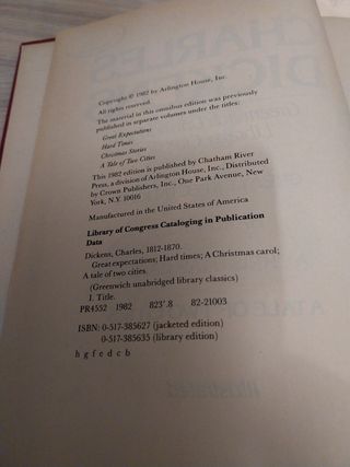 Novelas de Dickens en inglés original