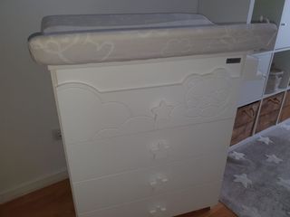 Comoda cambiador bañera