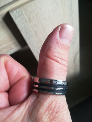 Anillo de caucho y acero
