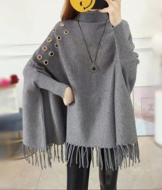 Jersey poncho capa 