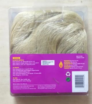 DISFRAZ PELUCA LUJO RUBIA SUPER MODELO.NUEVA