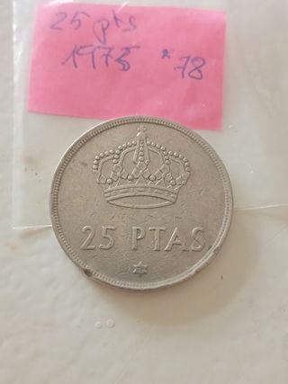 25 pesetas 1975*78