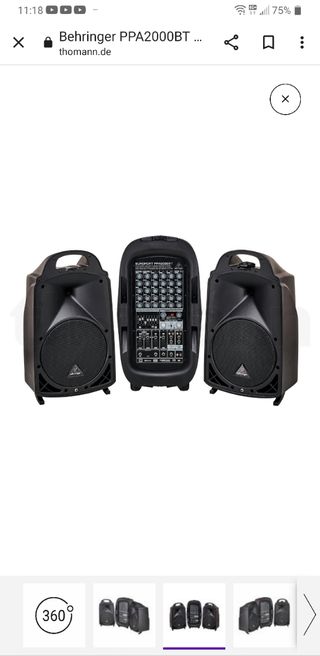 JUEGO ALTAVOCES COMPACTO 2000W