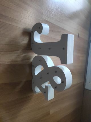 Letras decorativas 
